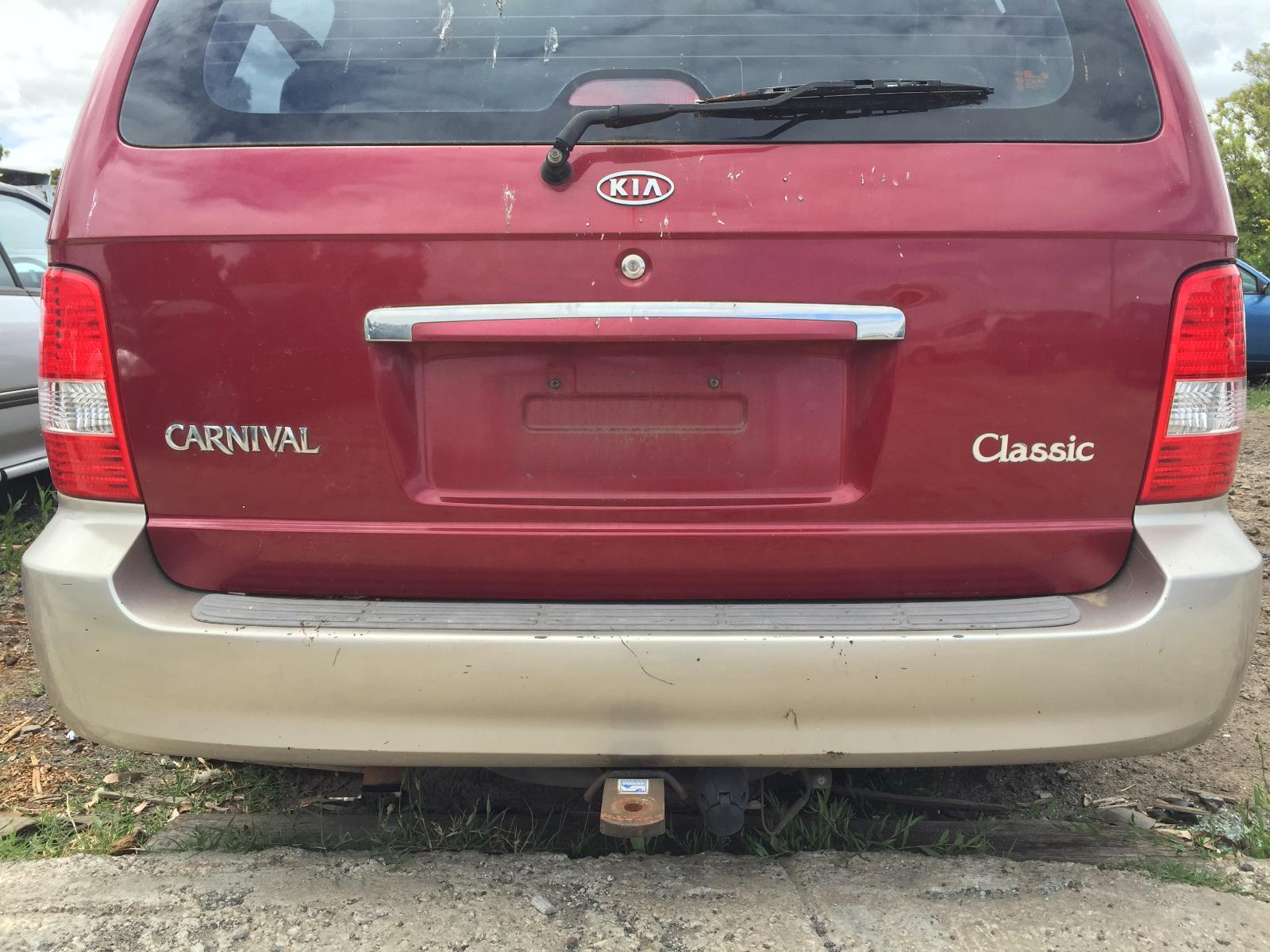 Kia Carnival Rear Bumper KV Series II Genuine 20012006 eBay